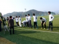 '13년 협회장기 직장별 축구대회 인조구장 녹차연구소와 1차전 경기직전