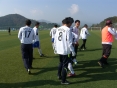 '13년 협회장기 직장별 축구대회 인조구장 녹차연구소와 1차전 경기  중 작전타임후