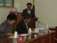 '14년 하동군의회 의원 공무국외여행 심사장면